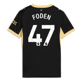 Manchester City Phil Foden #47 Borte skjorte til dame 2026-27 Kortermet